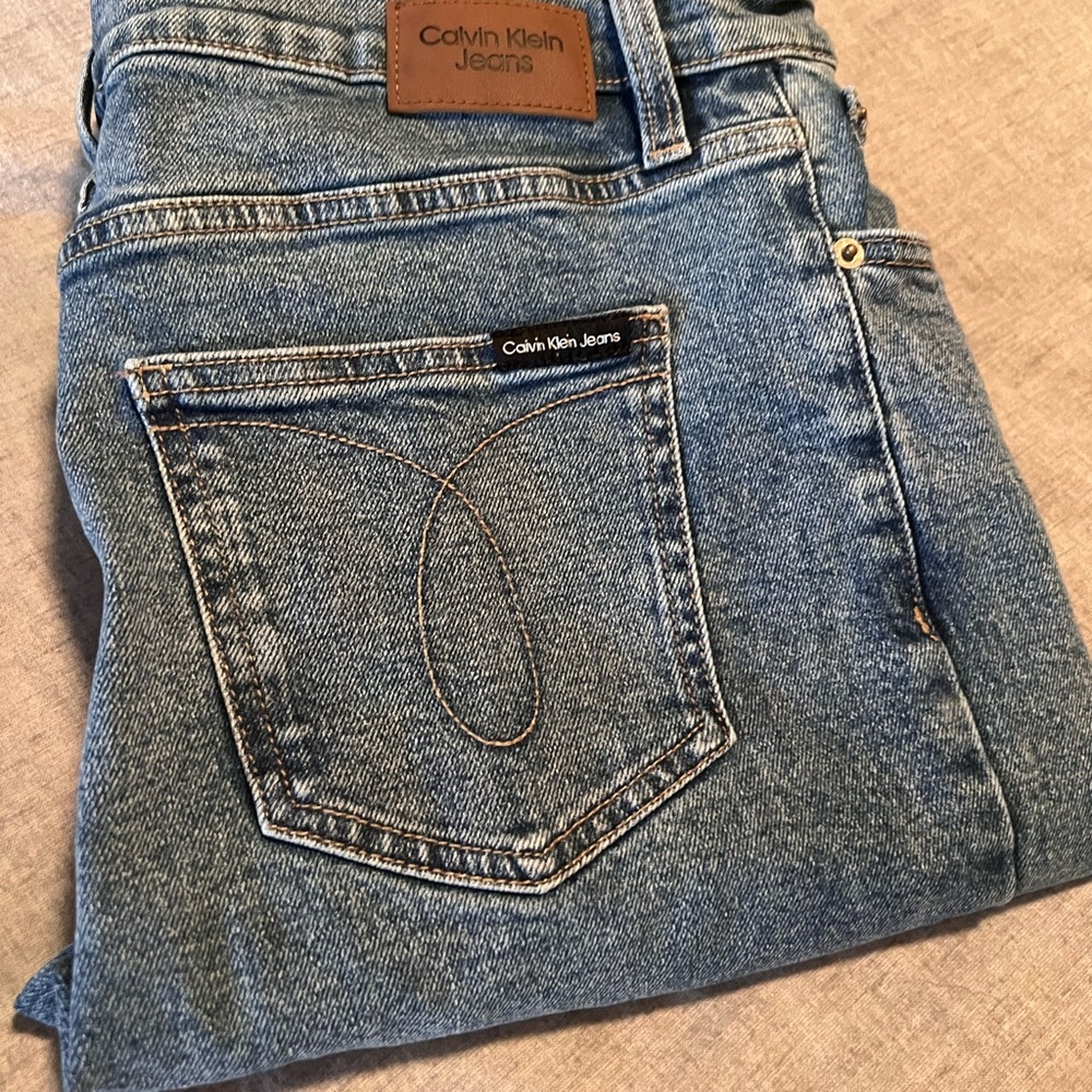 ☀️ Calvin Klein Blue Wide Leg Jeans